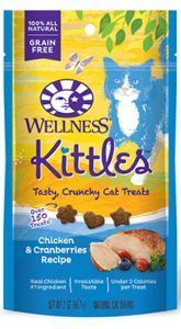 Wellness Kittles Kornfri kylling og tyttebær Oppskrift Crunchy kattegodbiter
