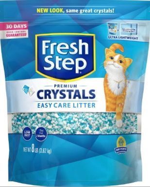 Fresh Step Frisk duftende, ikke-klumpende Crystal_Chewy