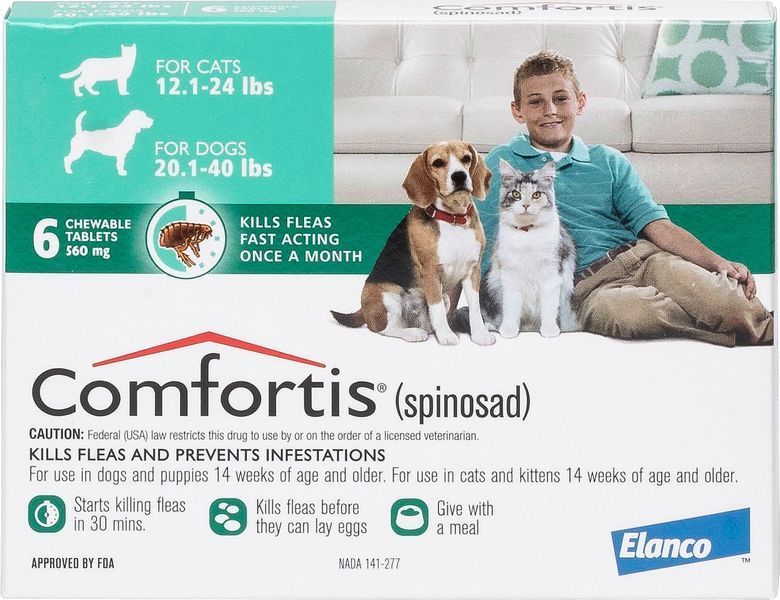 Comfortis kauwtablet voor honden_green