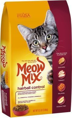 Hrana uscata pentru pisici Meow Mix Hairball Control