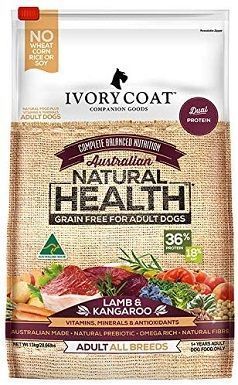 3Ivory Coat Adult und Senior Lamm & Känguru 13kg Getreidefreies Hundefutter