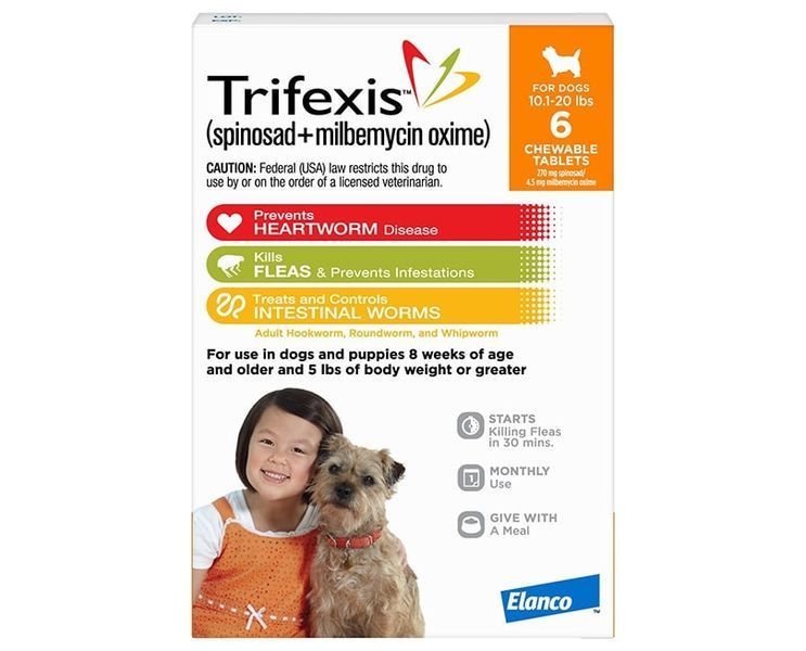 Trifexis pour chiens (10.1-20 lbs)