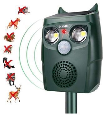 Diaotec Ultrasonic Outdoor aurinkovoimalla toimiva karkote
