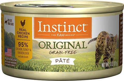 Instinct Original Kornfri Pate Ægte Kylling Opskrift Våd Dåse Kattemad