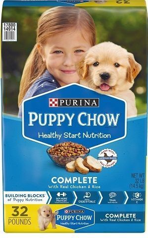 Puppy Chow komplet med kylling og ris tørt hundefoder