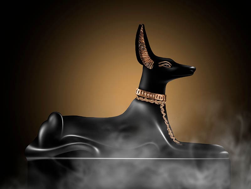 Anubis ze starověkého Egypta