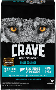 Crave s proteinem z lososa a oceánu