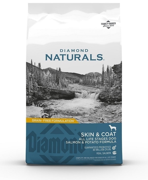 Diamond Naturals Skin & Coat Formula pro všechny životní fáze Suché krmivo pro psy bez obilovin